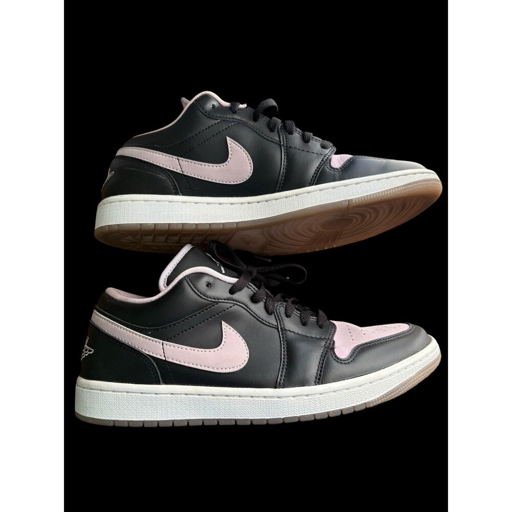 Air Jordan 1 Low DV1309-051 Black Iced Lilac Pink Men’s Size 9.5 - Picture 8 of 15